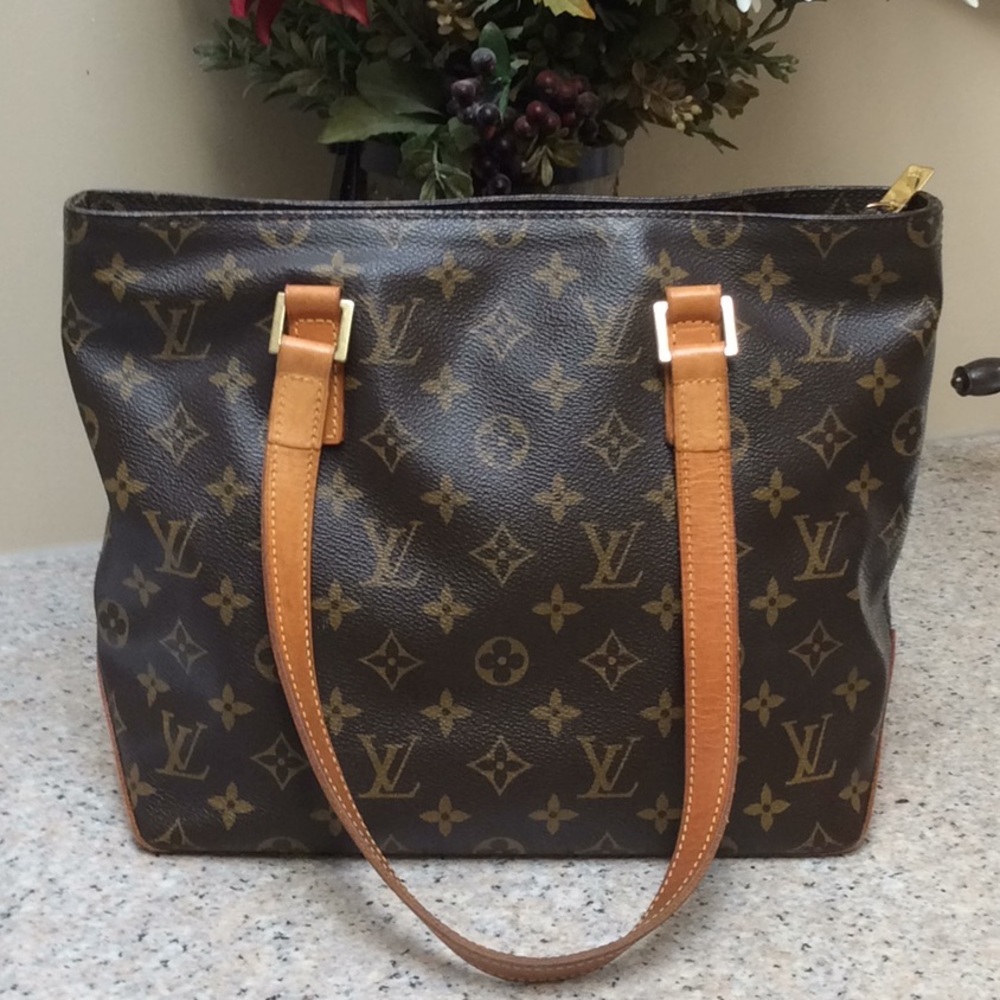 Authentic Louis Vuitton Monogram Cabas Piano Bag